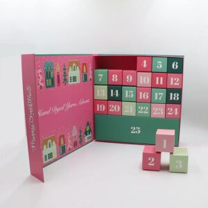 Holidaypacfactory luxury mystery 25 day Christmas advent calendar gift box full canvas product image 2