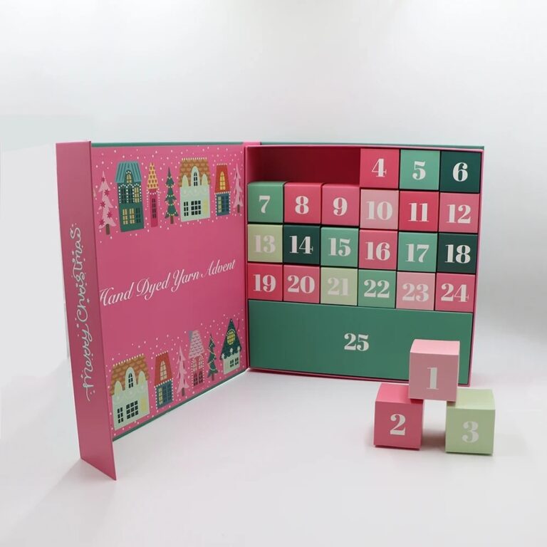 Holidaypacfactory luxury mystery 25 day Christmas advent calendar gift box full canvas product image 1
