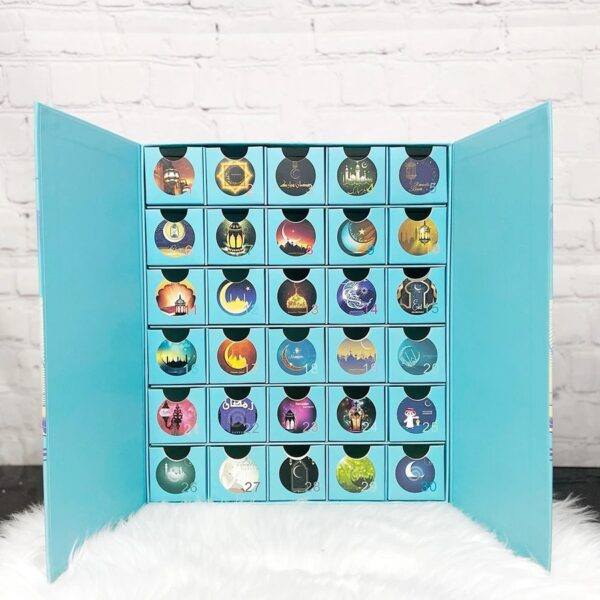 Holidaypacfactory luxury Ramadan 30 day magnetic advent calendar gift box full canvas product image 3
