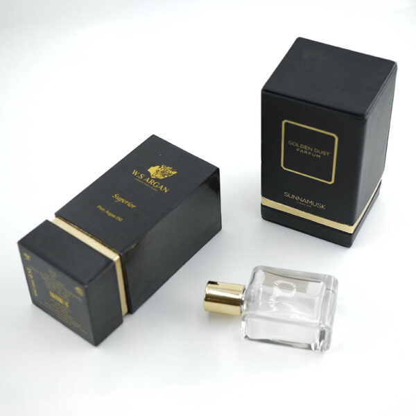 Holidaypacfactory black classic perfume box packaging product image 3