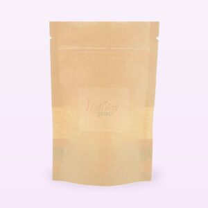 Holidaypacfactory greaseproof flat satchel bags for food trucks full bleed pale purple product image 2