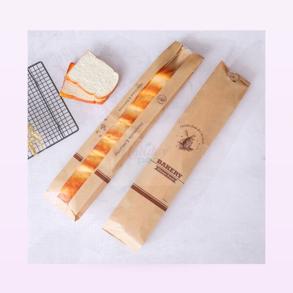 Holidaypacfactory greaseproof bakery snack paper bags full bleed pale purple product image 4