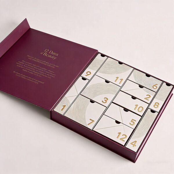 Holidaypacfactory beauty 12 day advent calendar rigid gift box full canvas product image 5