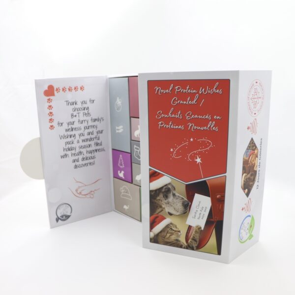 Holidaypacfactory pet gift Christmas advent calendar box full canvas product image 2