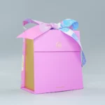Holidaypacfactory purple chocolate gift bag shape box packaging product image 3