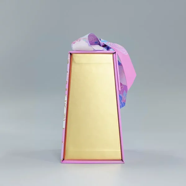 Holidaypacfactory purple chocolate gift bag shape box packaging product image 4