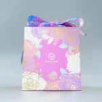 Holidaypacfactory purple chocolate gift bag shape box packaging product image 5