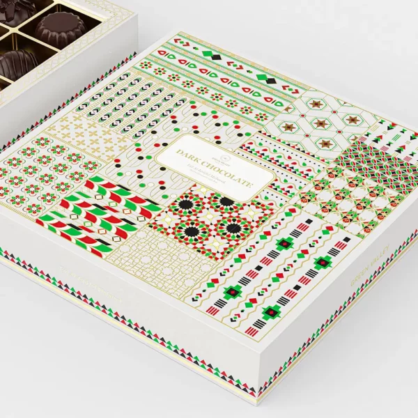 Holidaypacfactory islamic geometric chocolate gift box packaging product image 5