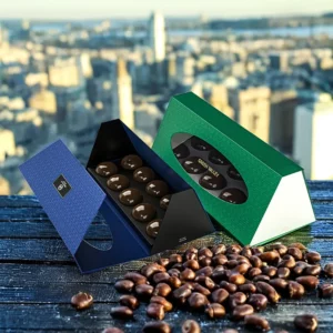 Holidaypacfactory triangle magnetic chocolate gift box packaging main product view