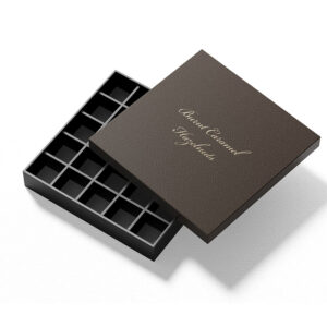Holidaypacfactory lid bottom chocolate box packaging with inserts product image 2