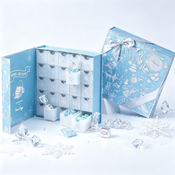 Holidaypacfactory 24 day magnetic chocolate advent calendar gift box full canvas product image 5