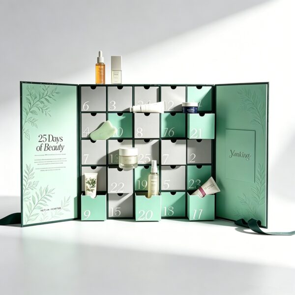 Holidaypacfactory double door beauty advent calendar box full canvas product image 2