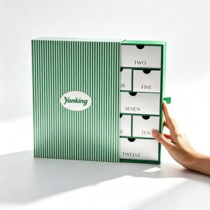 Holidaypacfactory 12 day drawer Christmas advent calendar gift box full canvas product image 2