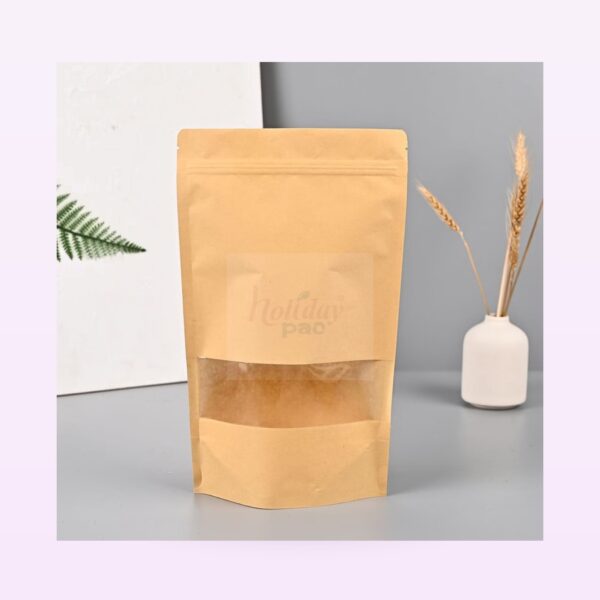 Holidaypacfactory greaseproof window paper bags for cookies full bleed pale purple product image 5