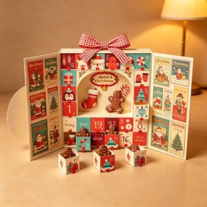 Holidaypacfactory 12 day chocolate advent calendar box full canvas product image 2