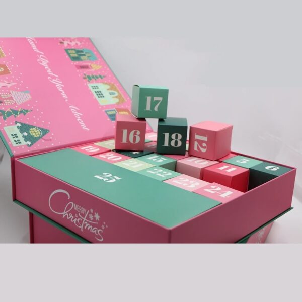 Holidaypacfactory luxury mystery 25 day Christmas advent calendar gift box full canvas product image 5