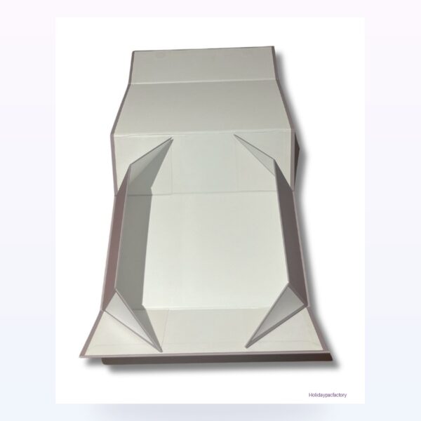 Holidaypacfactory gray magnetic folding paper gift box product photo 2