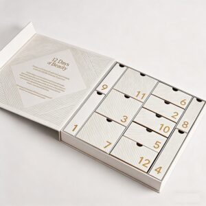 Holidaypacfactory beauty 12 day advent calendar rigid gift box full canvas product image 1