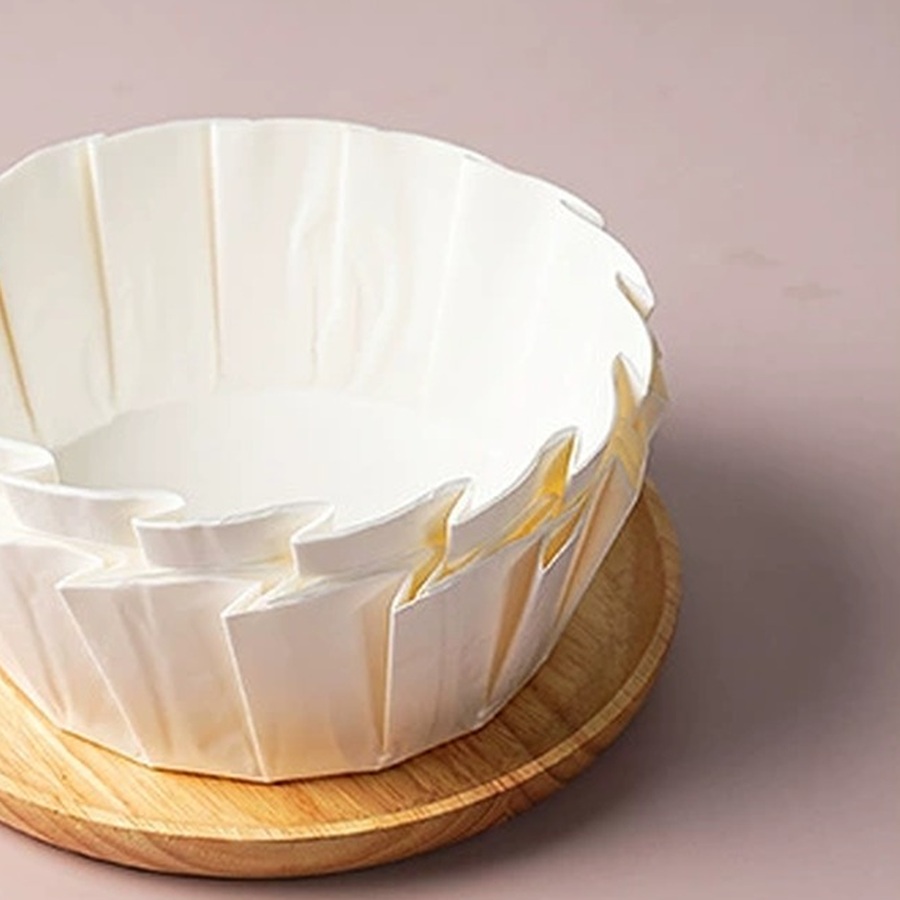 white preformed baking paper cake liner Holidaypacfactory
