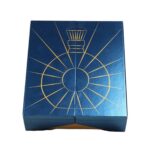 printed wine packaging folding box closed and open presentation Holidaypacfactory