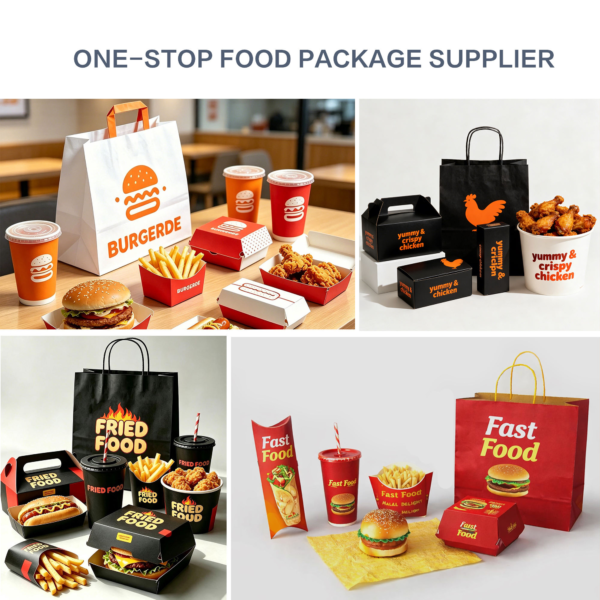 one stop custom food packaging range for restaurants Holidaypacfactory