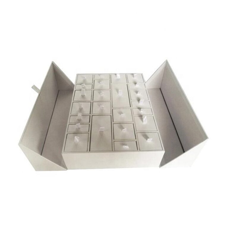 custom double door 24 days advent calendar drawer box Holidaypacfactory