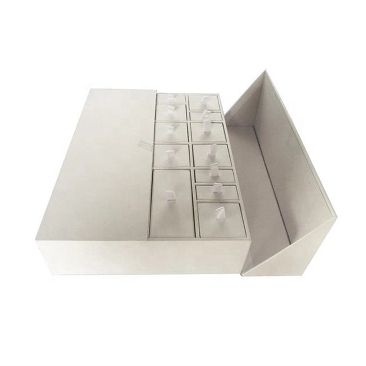 white advent calendar drawer box right door open Holidaypacfactory