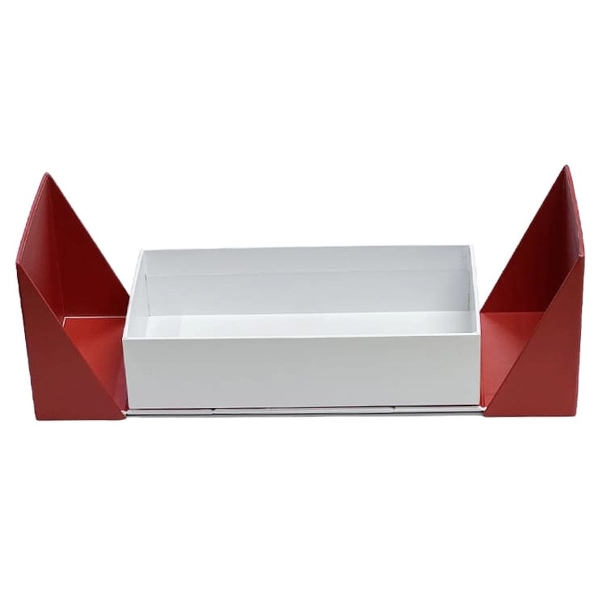 Custom Luxury Red Double Door Foldable Display Gift Box Holidaypacfactory