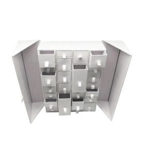 custom double door 24 days advent calendar drawer box Holidaypacfactory