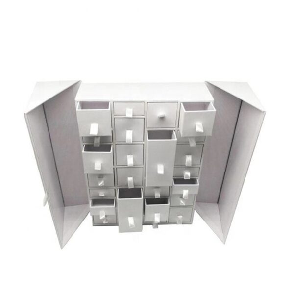 custom double door 24 days advent calendar drawer box Holidaypacfactory