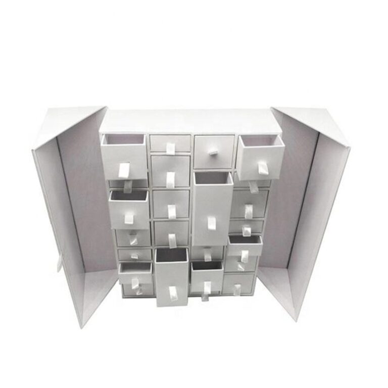 custom double door 24 days advent calendar drawer box Holidaypacfactory