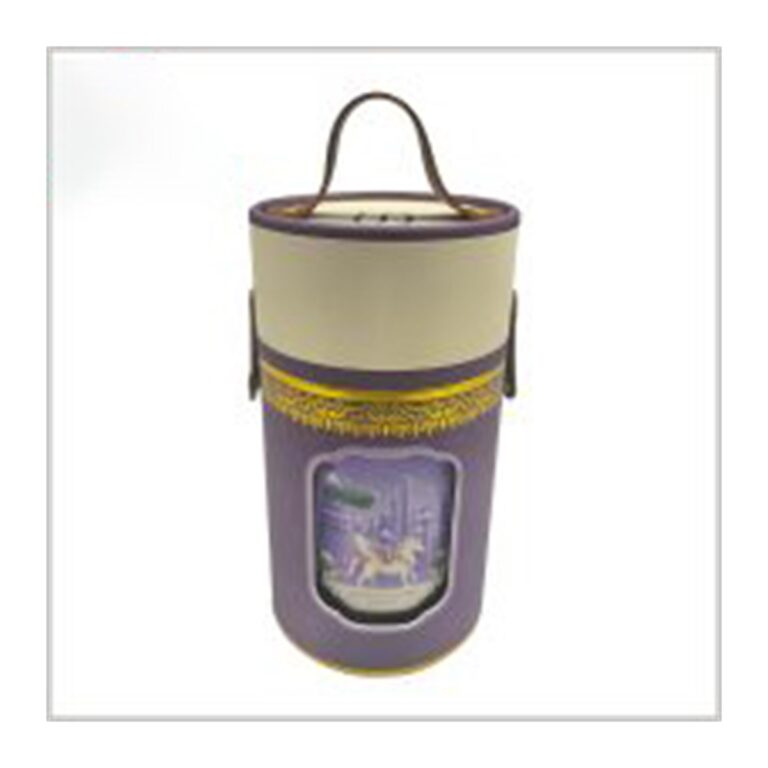 custom perfume packaging tube boxes with carry handle Holidaypacfactory