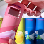 opened pink gum paper tube packaging Holidaypacfactory