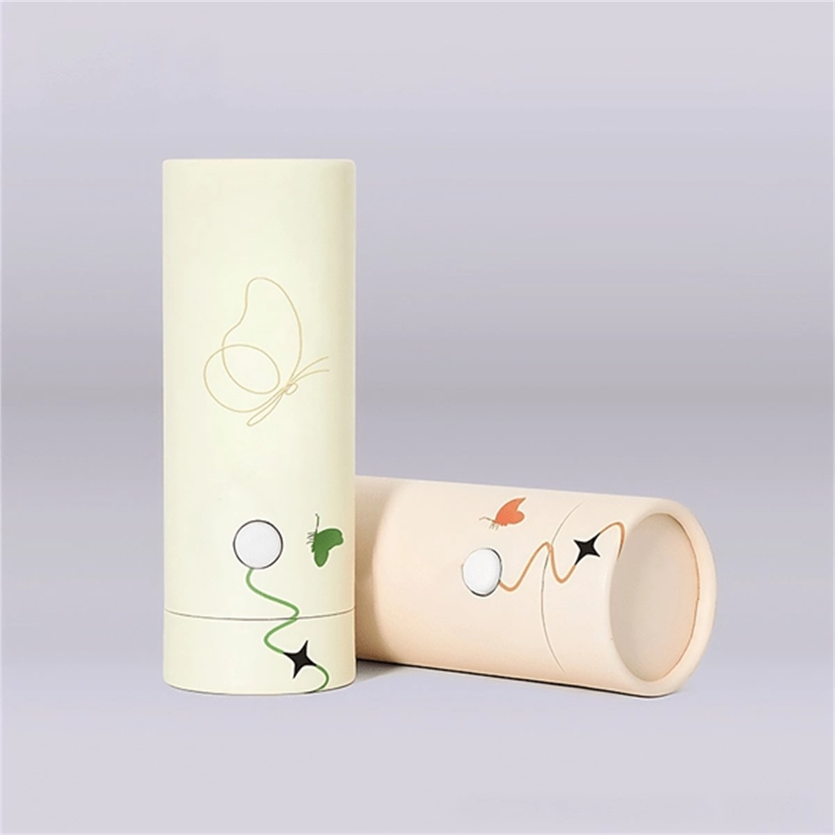 child safety lock paper tube packaging open for secure storage Holidaypacfactory