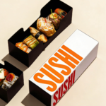 custom size printed sushi drawer food box packaging Holidaypacfactory