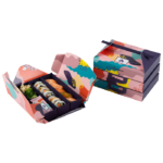 custom printed sushi box packaging with multiple compartments Holidaypacfactory