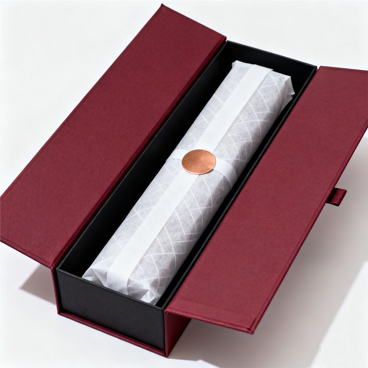custom wrapped chocolate gift box with magnetic lid Holidaypacfactory