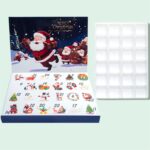 24 compartment clear plastic tray for advent calendar gift box Holidaypacfactory
