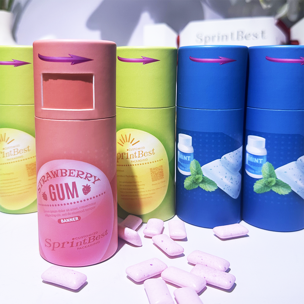 candy chocolate paper tube packaging related product Holidaypacfactory