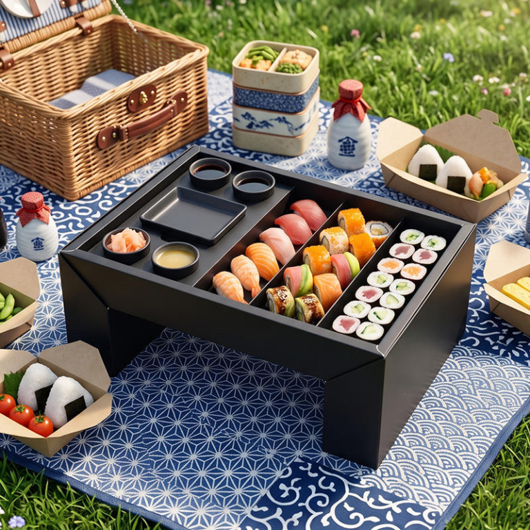 custom disposable paper flip sushi box Holidaypacfactory