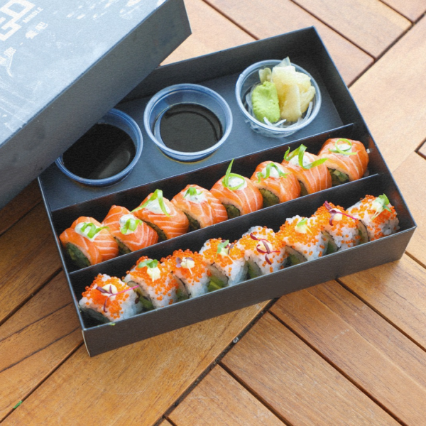 biodegradable luxury disposable sushi packaging box Holidaypacfactory