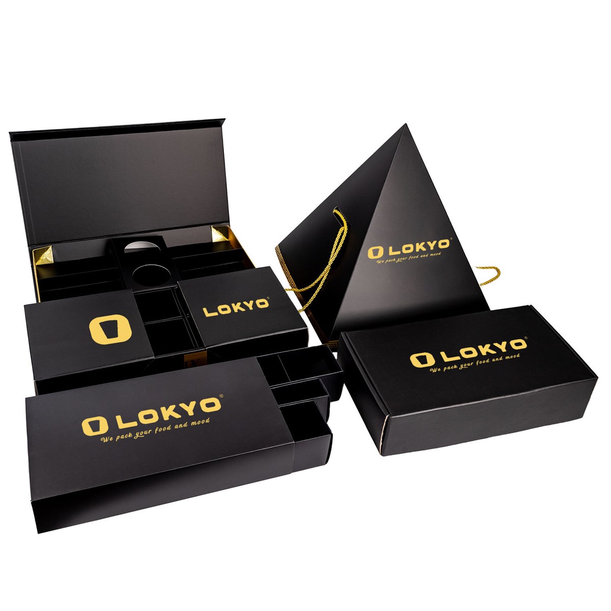 custom bakery dessert tray packaging set Holidaypacfactory