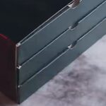 black drawer sushi packaging side view Holidaypacfactory