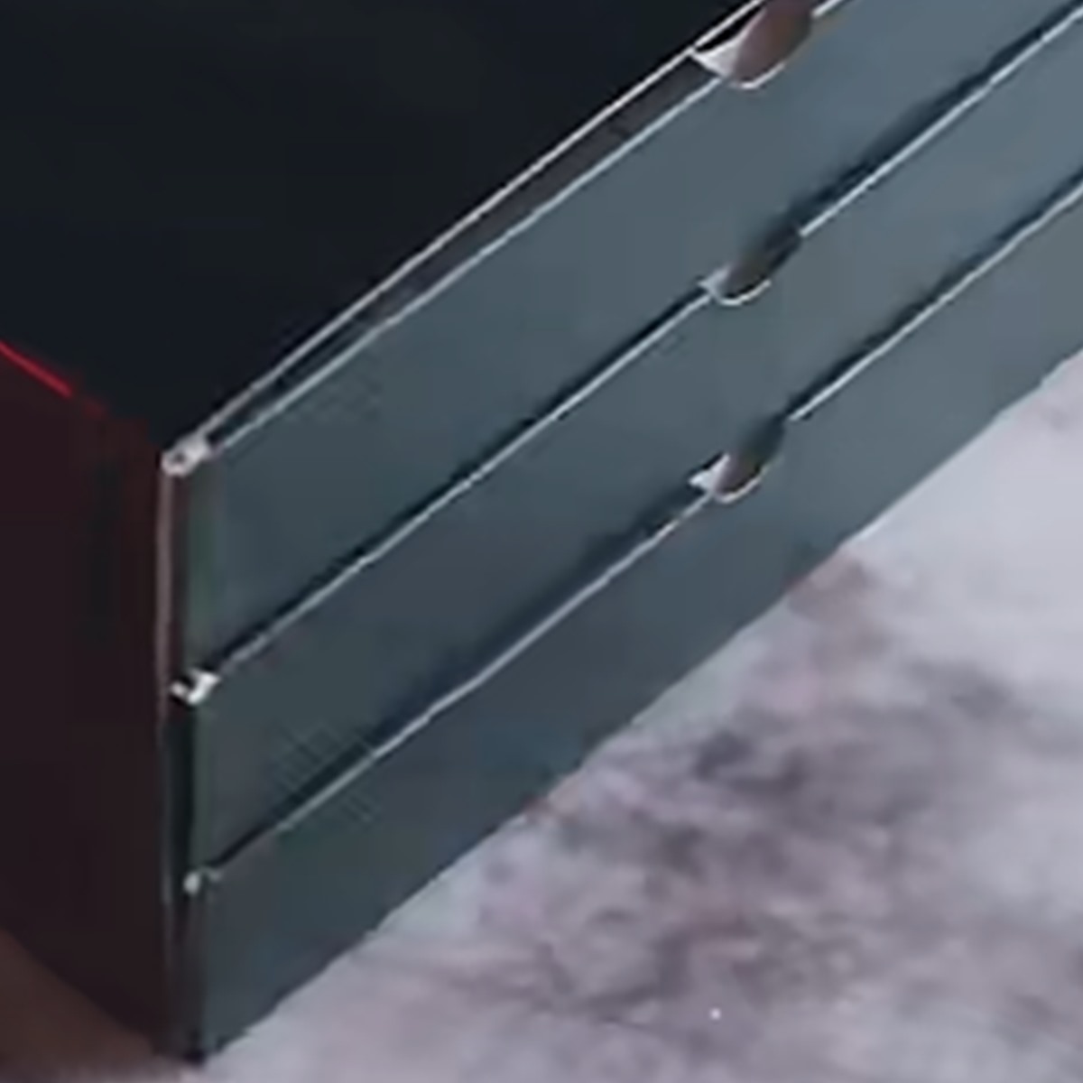 black drawer sushi packaging side view Holidaypacfactory
