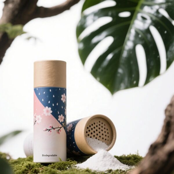 custom botanical shaker paper tube packaging Holidaypacfactory