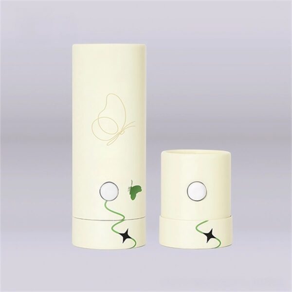 custom child safety lock paper tube packaging with round access port Holidaypacfactory
