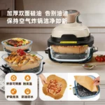 Holidaypacfactory air fryer liner paper thickened double-sided silicone coating oil-proof heat resistant biodegradable features