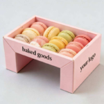 pink flip style paper sushi box Holidaypacfactory