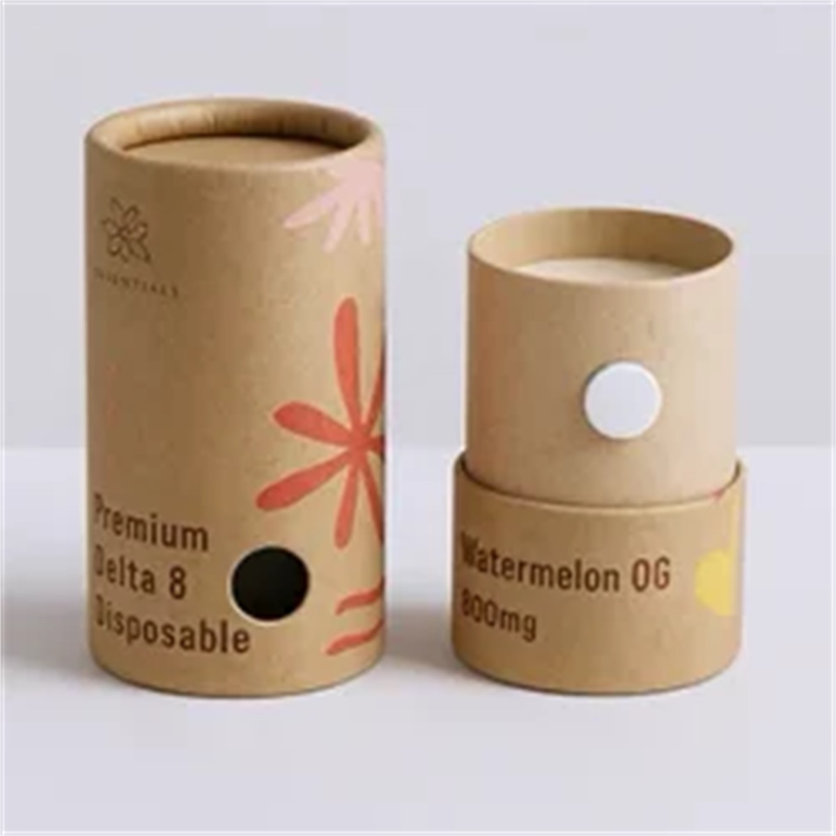 custom child safety lock paper tube packaging for secure product storage Holidaypacfactory