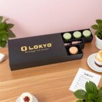 custom bakery macaron drawer box packaging scene Holidaypacfactory